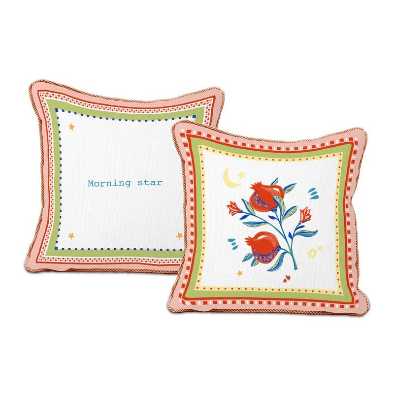 Cuscino Con Ricamo Mamma Mia - 45X45 Baci Milano