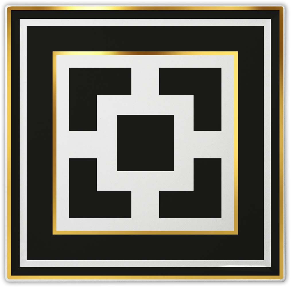 Vassoio Gourmet Quadro 11X11 - Optical Baci Milano