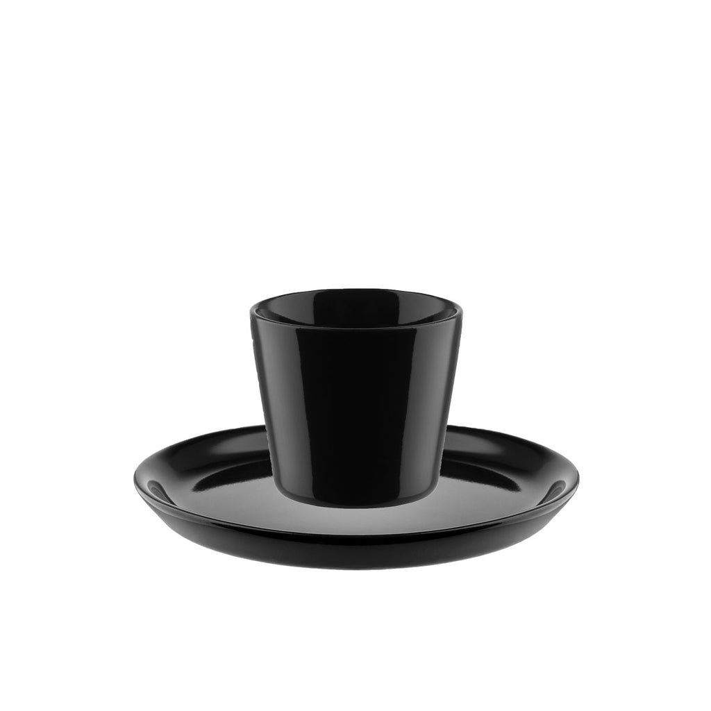 Tonale set 4 pz tazze caffe` nero alessi Alessi