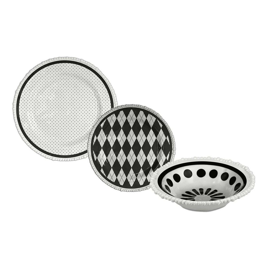 Set Piatti 18 pezzi - Optical 01 Baci Milano