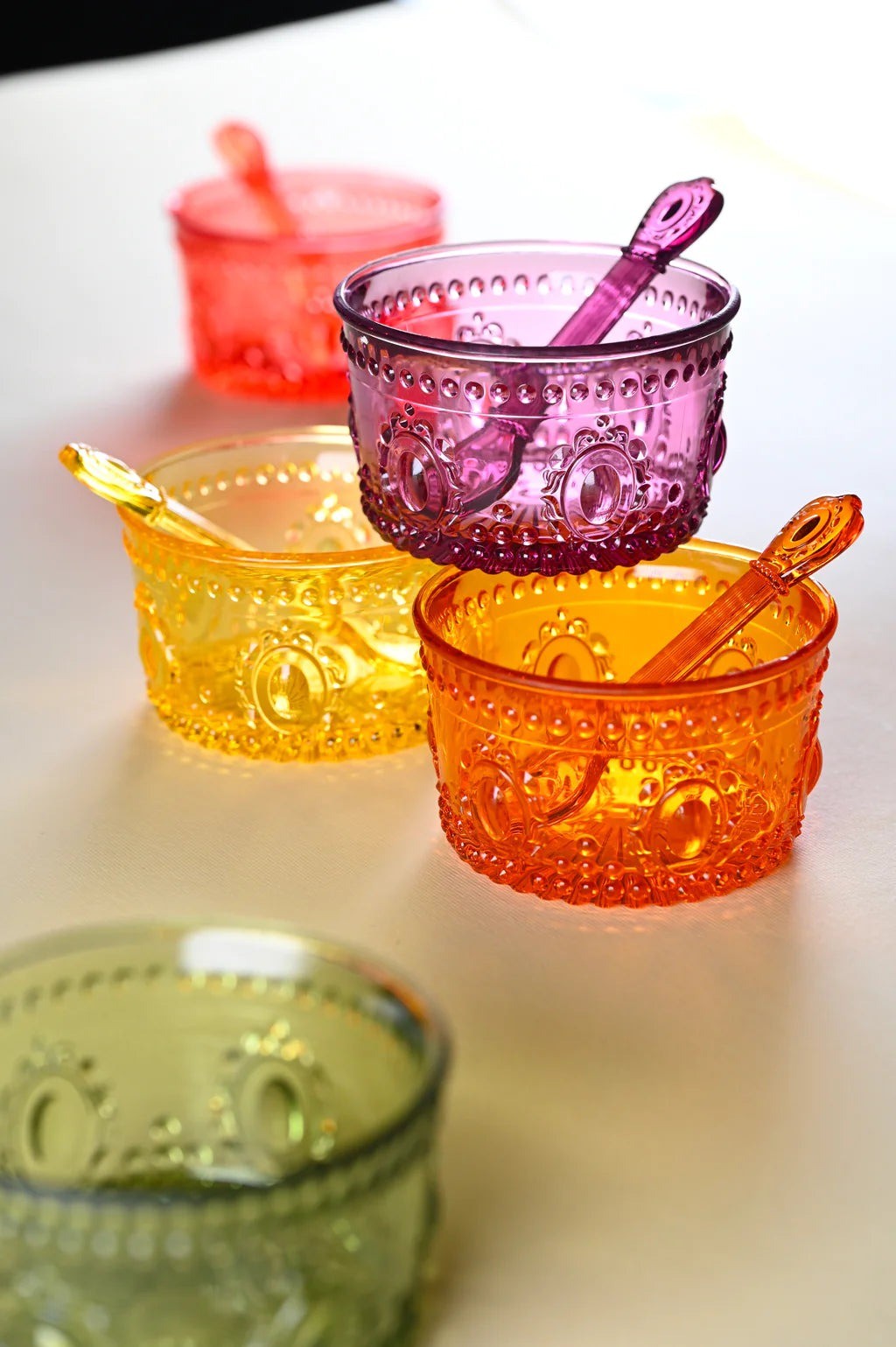 Set 6 Coppette Gelato Colori Assortiti Baci Milano
