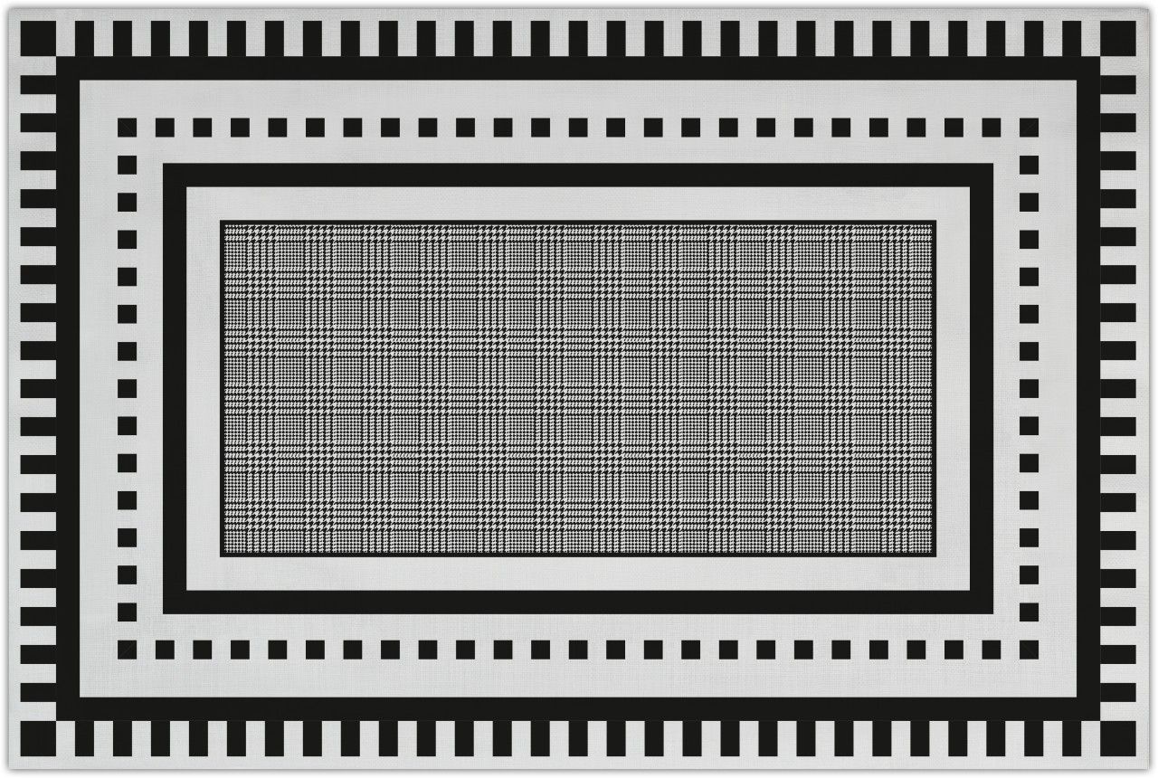 Tovaglia 160X240 Cm - Optical Baci Milano