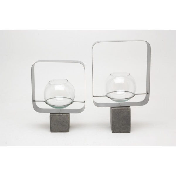 Coppia Di 2 Vasi Cadre Sur Pied H29+H22 Serax