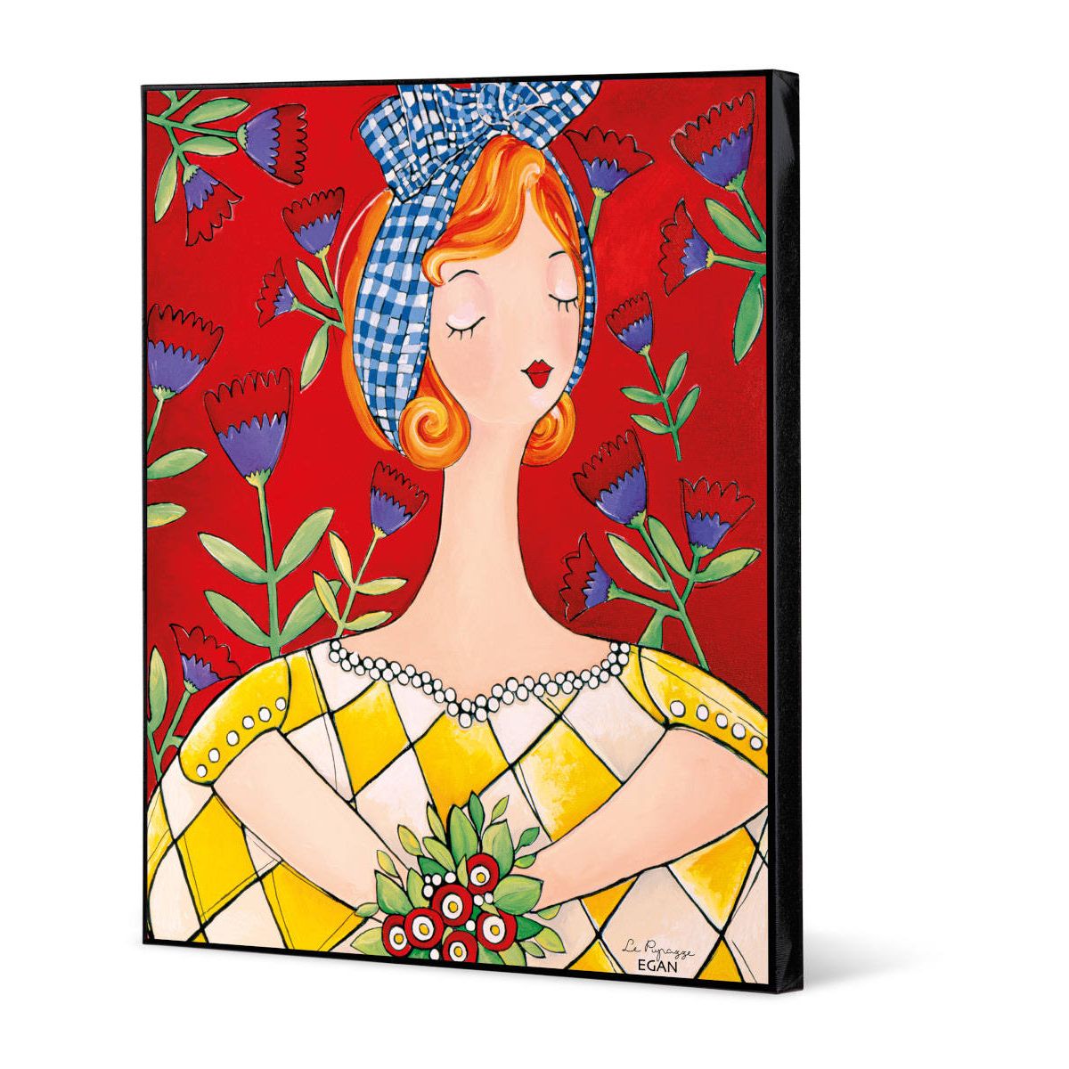 Quadro Le Pupazze "La Pina" 80X100 Egan