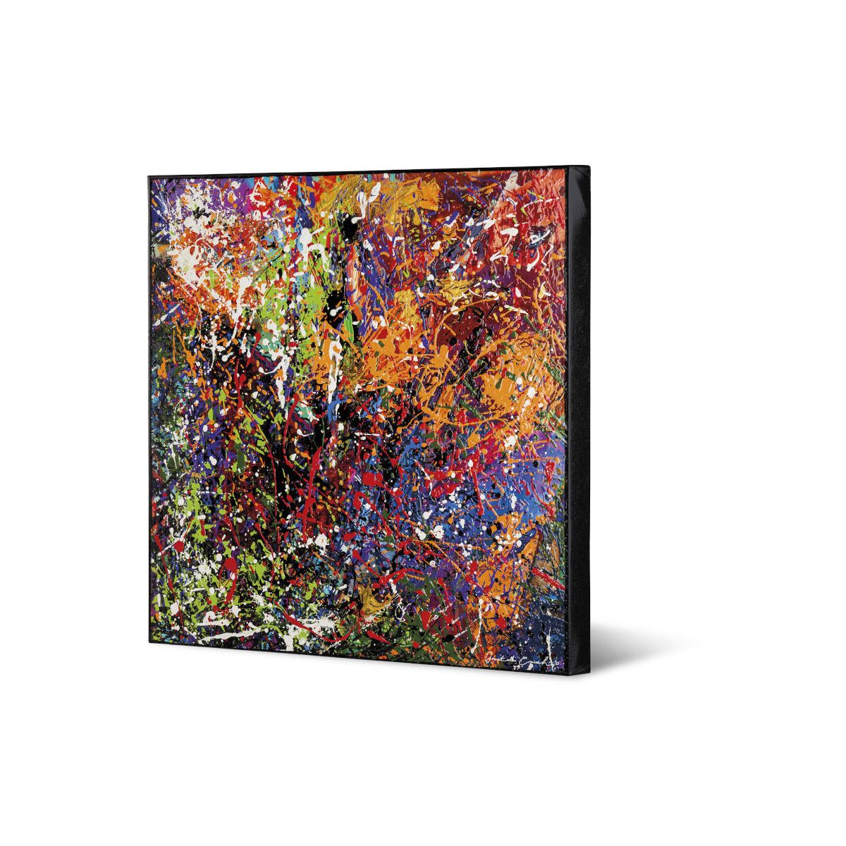 Quadro Non E` Pollock Rosso" 70X70 Egan" Egan