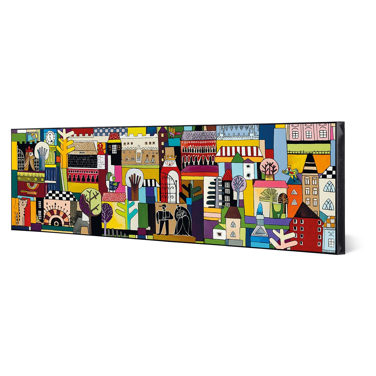 Quadro Nella Mia Citta 150X50 cm Egan