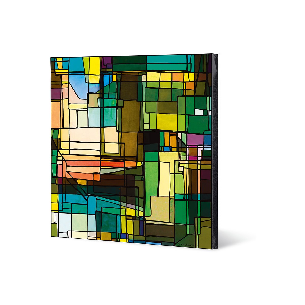 Quadro Metropoli Verde Egan