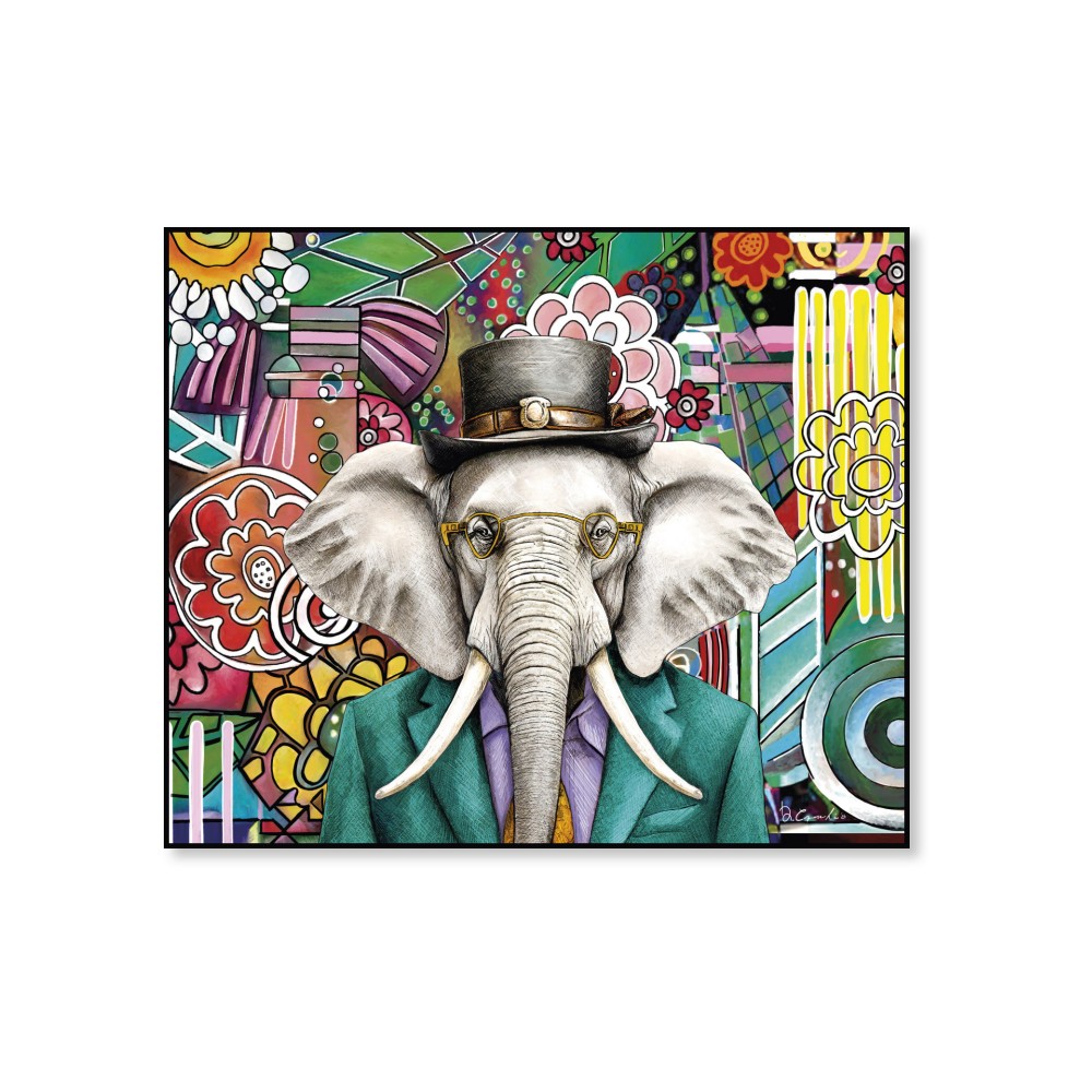 Quadro Human Essence Elefante ``Wisdom`` 100X80 Egan