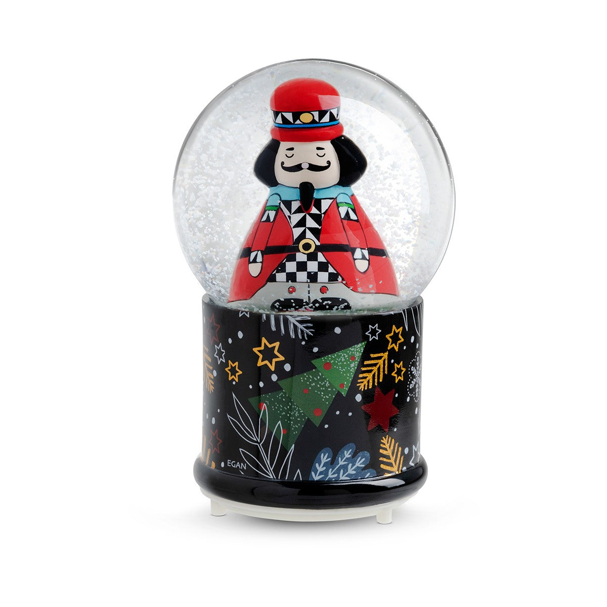 Palla Di Neve Natale C/Luce E Musica Schiaccianoci 10X16 Egan