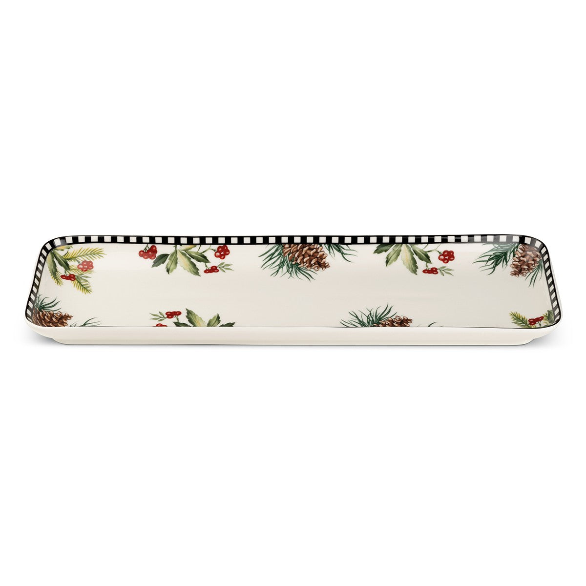 Piatto Torrone Natale  33X11  2024 Egan