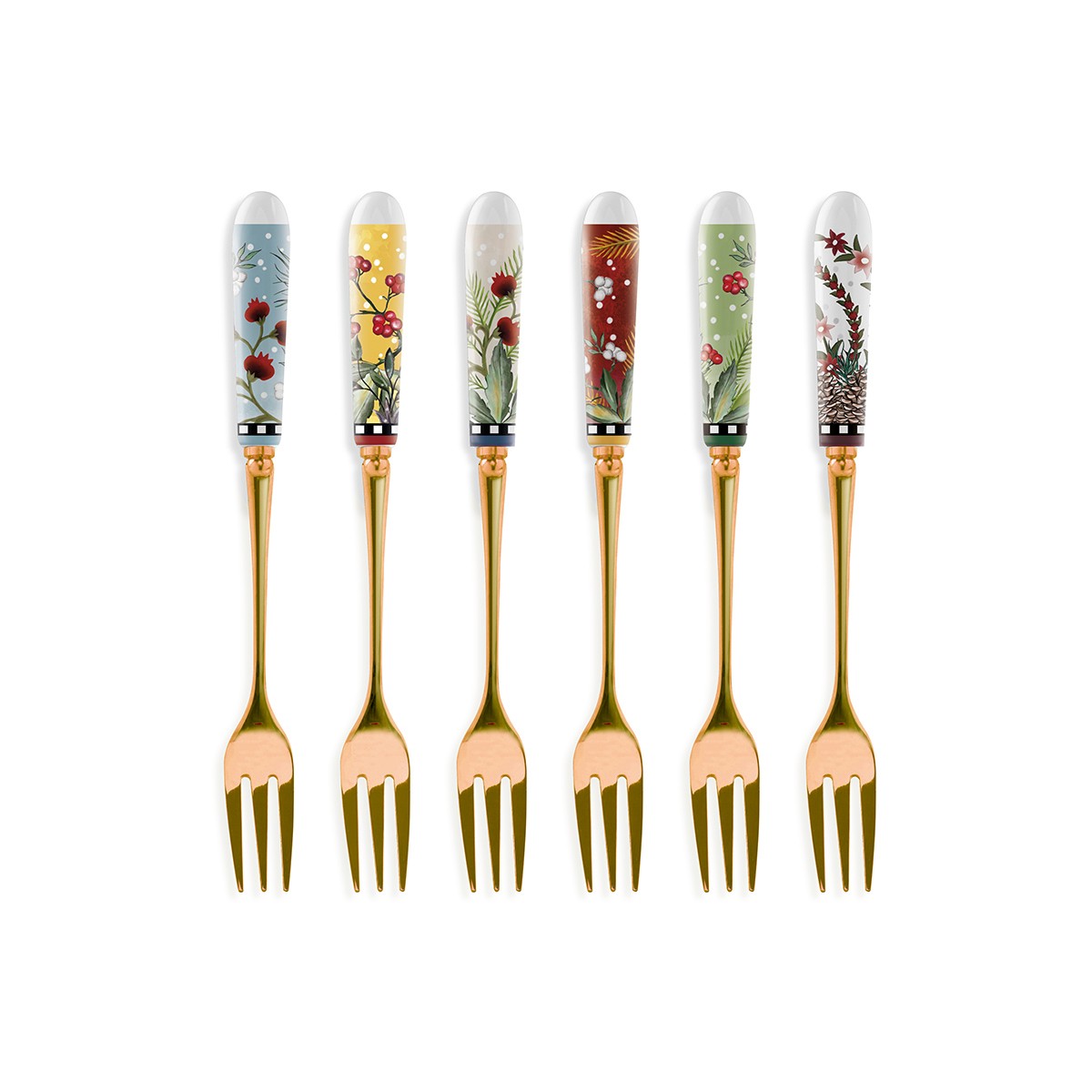 Set 6 Forchettine Natale  2024 Egan
