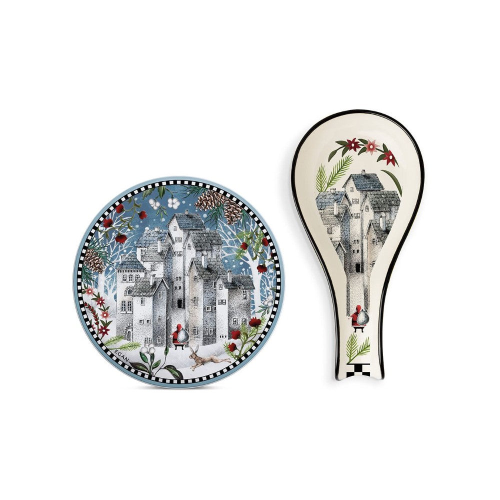 Set S/Pentola E P/Mestolo Natale Paesaggio 2024 Egan