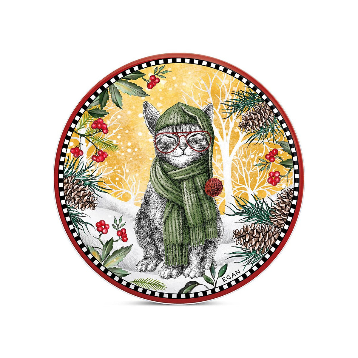 S/Pentola Natale Gatto 2024 D.16 Egan