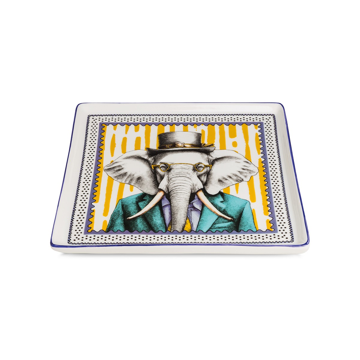 Vassoio Human Essence Elefante ``Wisdom`` 19X19 Egan