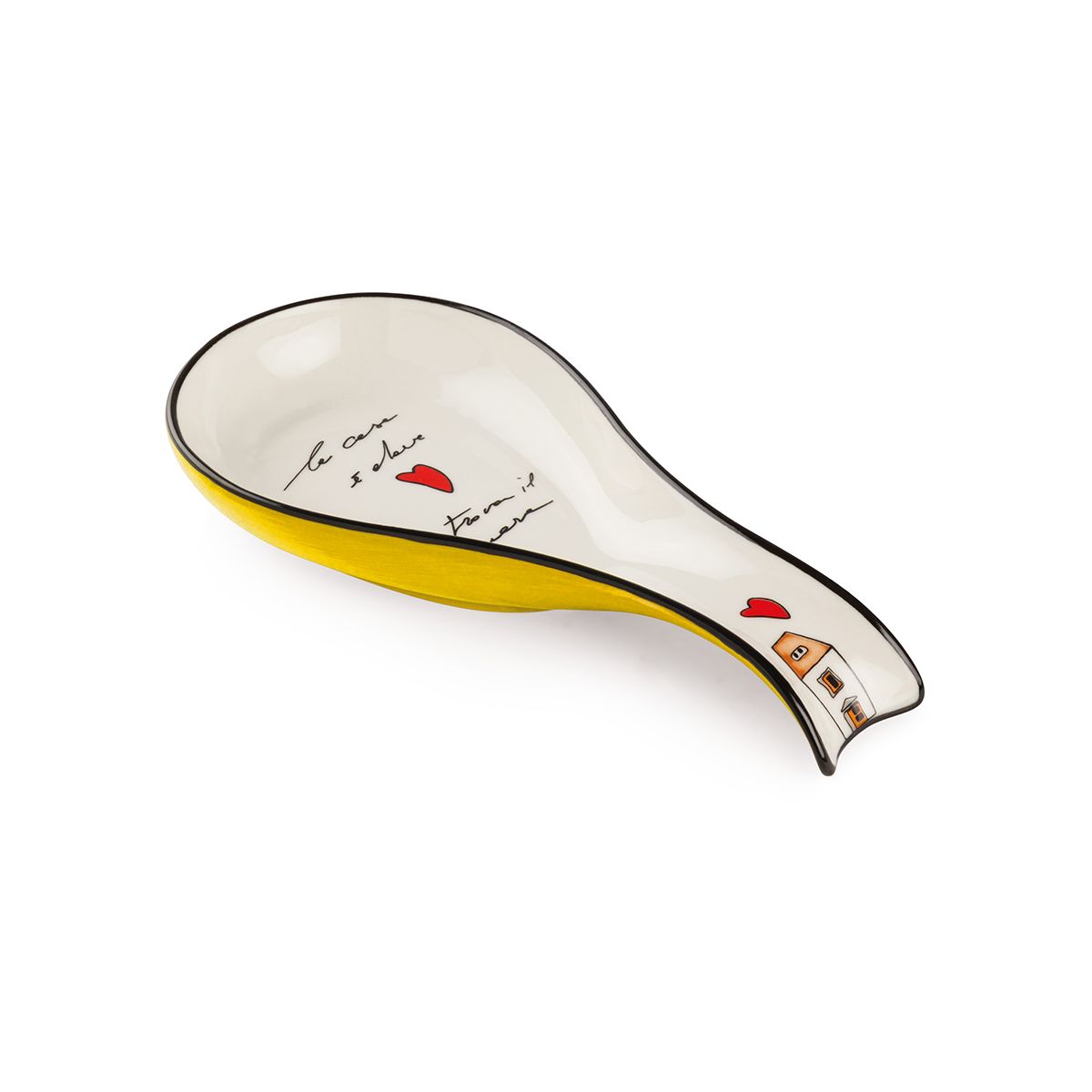 Poggiamestolo Le Casette Giallo 21X10 Egan