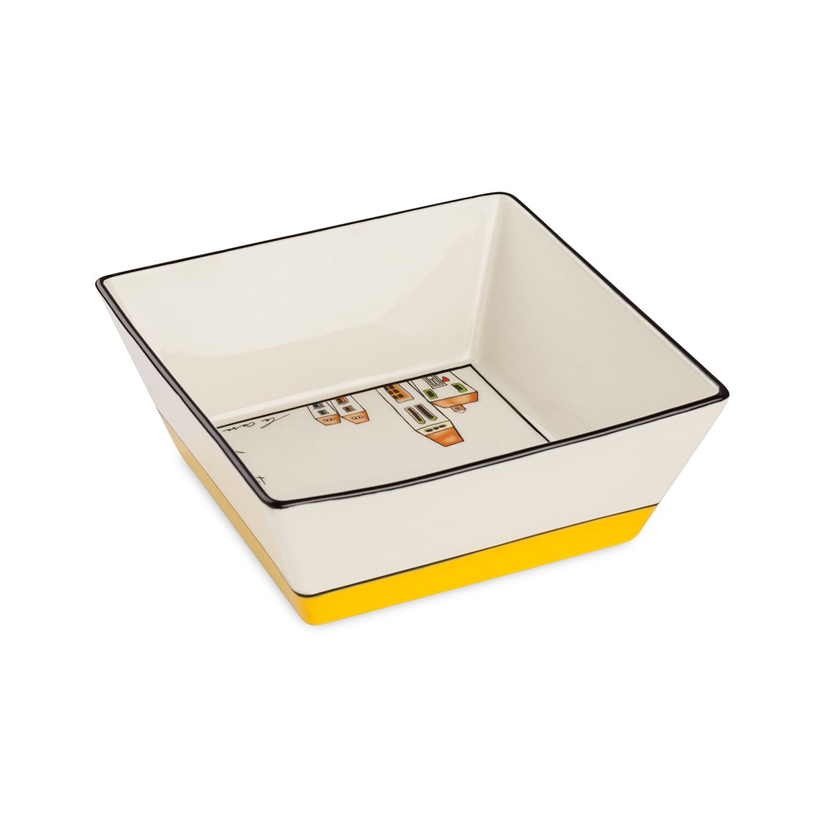 Coppa Le Casette Gialla 20X20 Egan