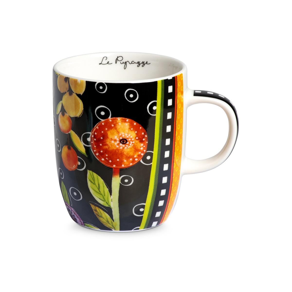 Mug Le Pupazze Nero Ml460 Egan