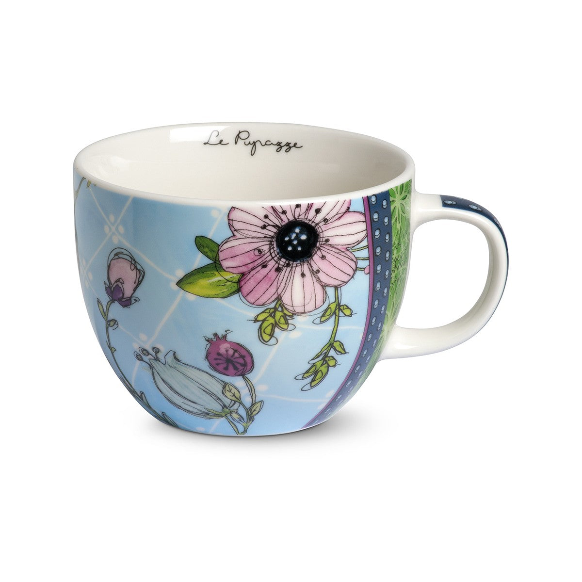 Tazza Colazione Le Pupazze Azzurra Ml 600 Egan