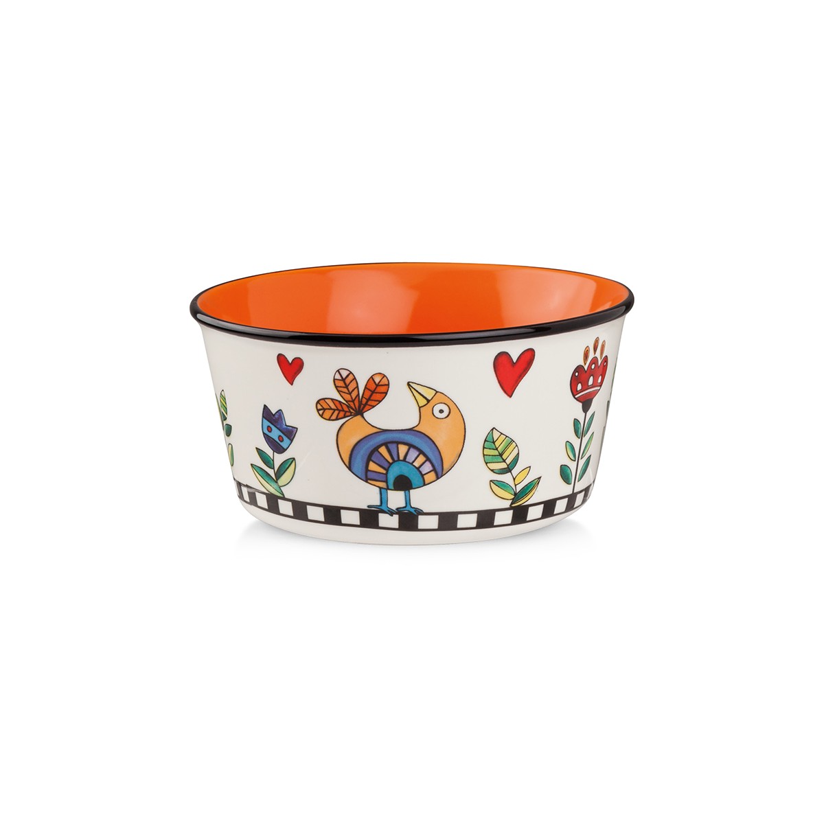 Bowl Cocorico` Arancio Ml 420 Egan