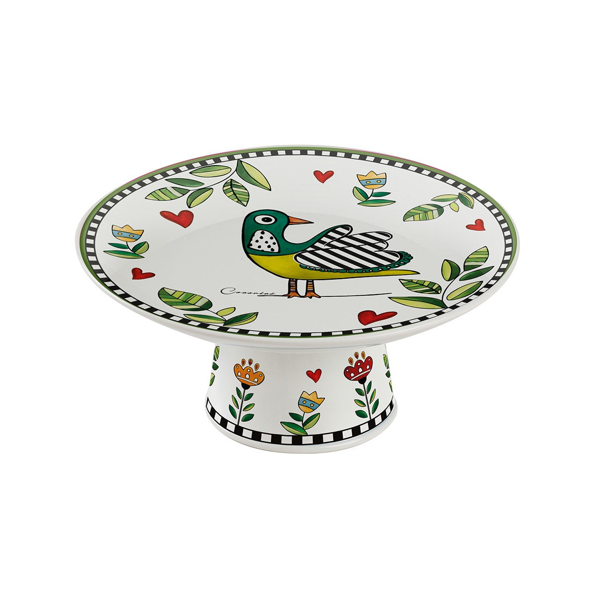 Alzata Cocorico` Verde 19X9 Egan