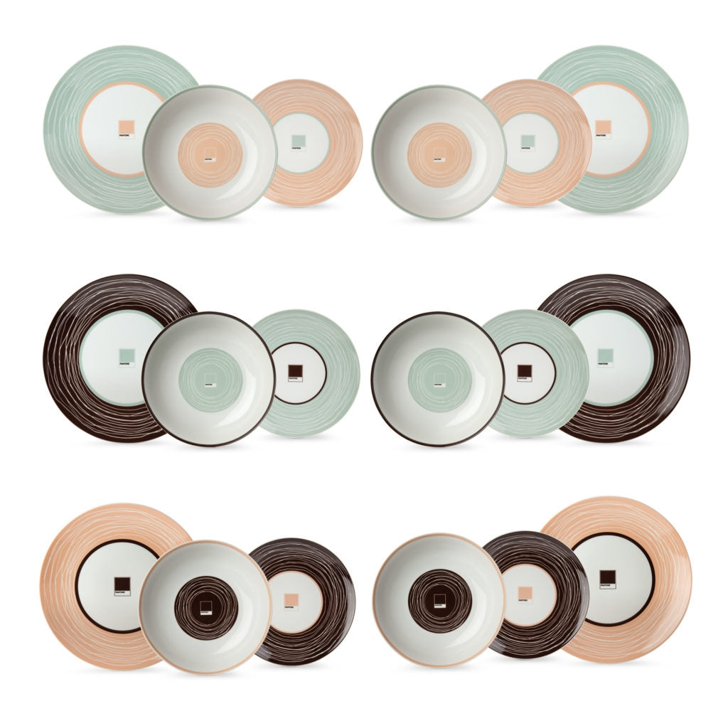 Set 18 Piatti Pantone Egan Egan