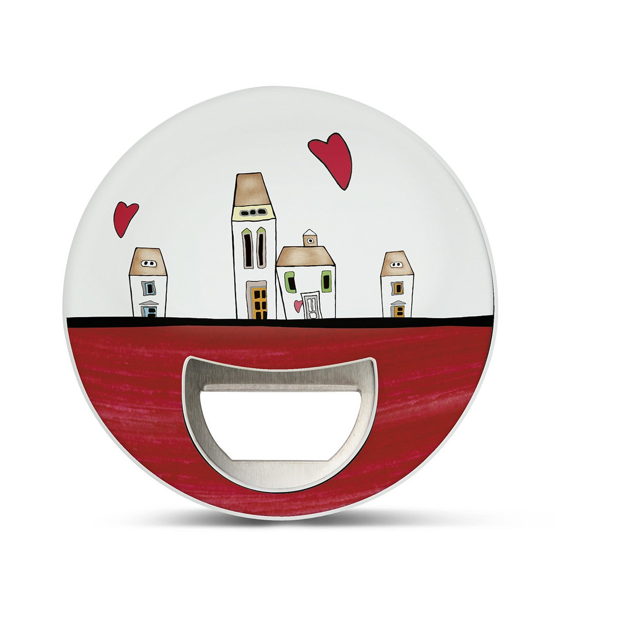 Apribottiglia Le Casette Rosso Egan