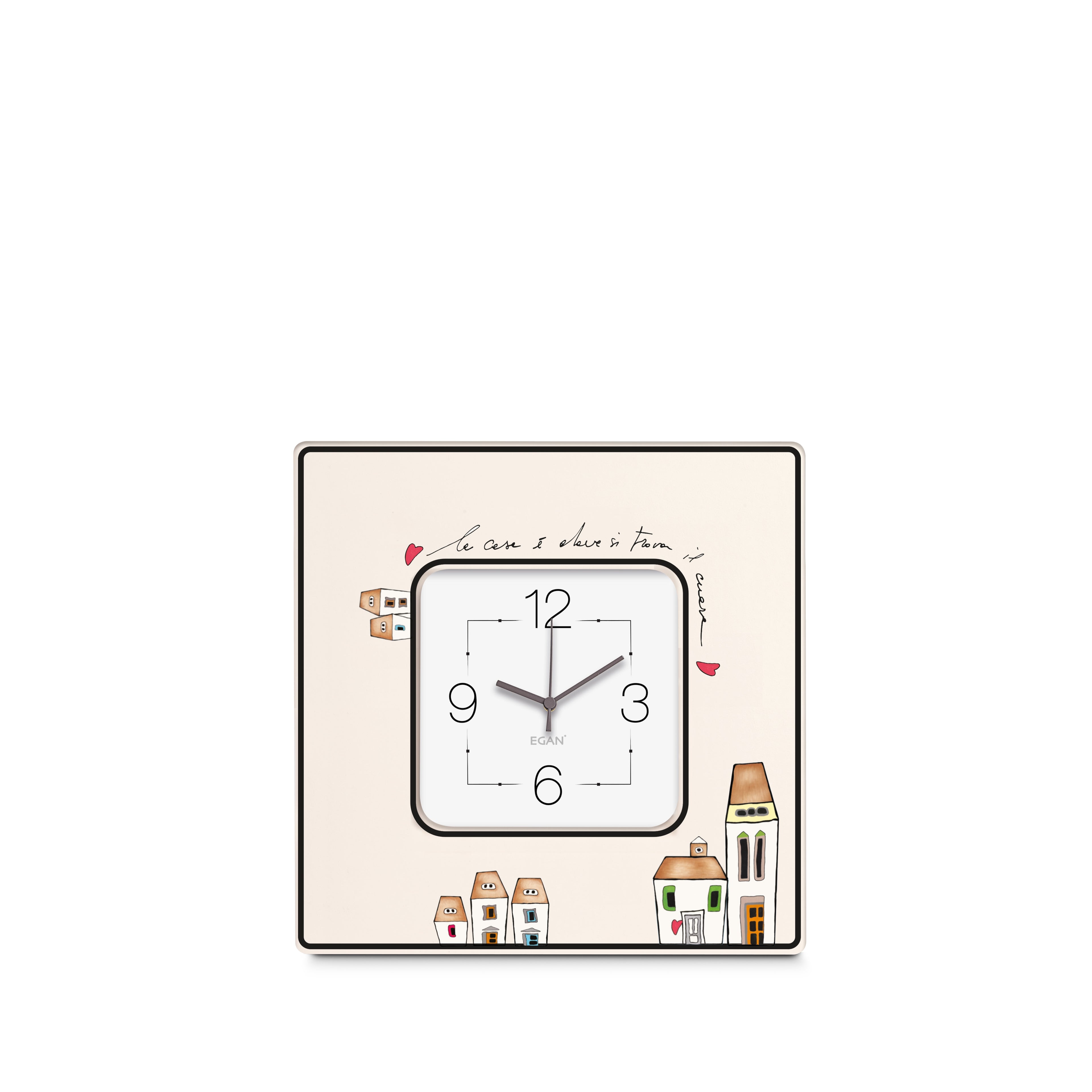 Sveglia Le Casette 16X16 Egan Egan