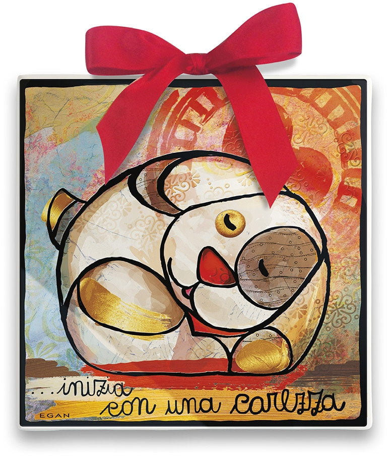 Formella Miglior Amico Cane 11X11 Egan Egan