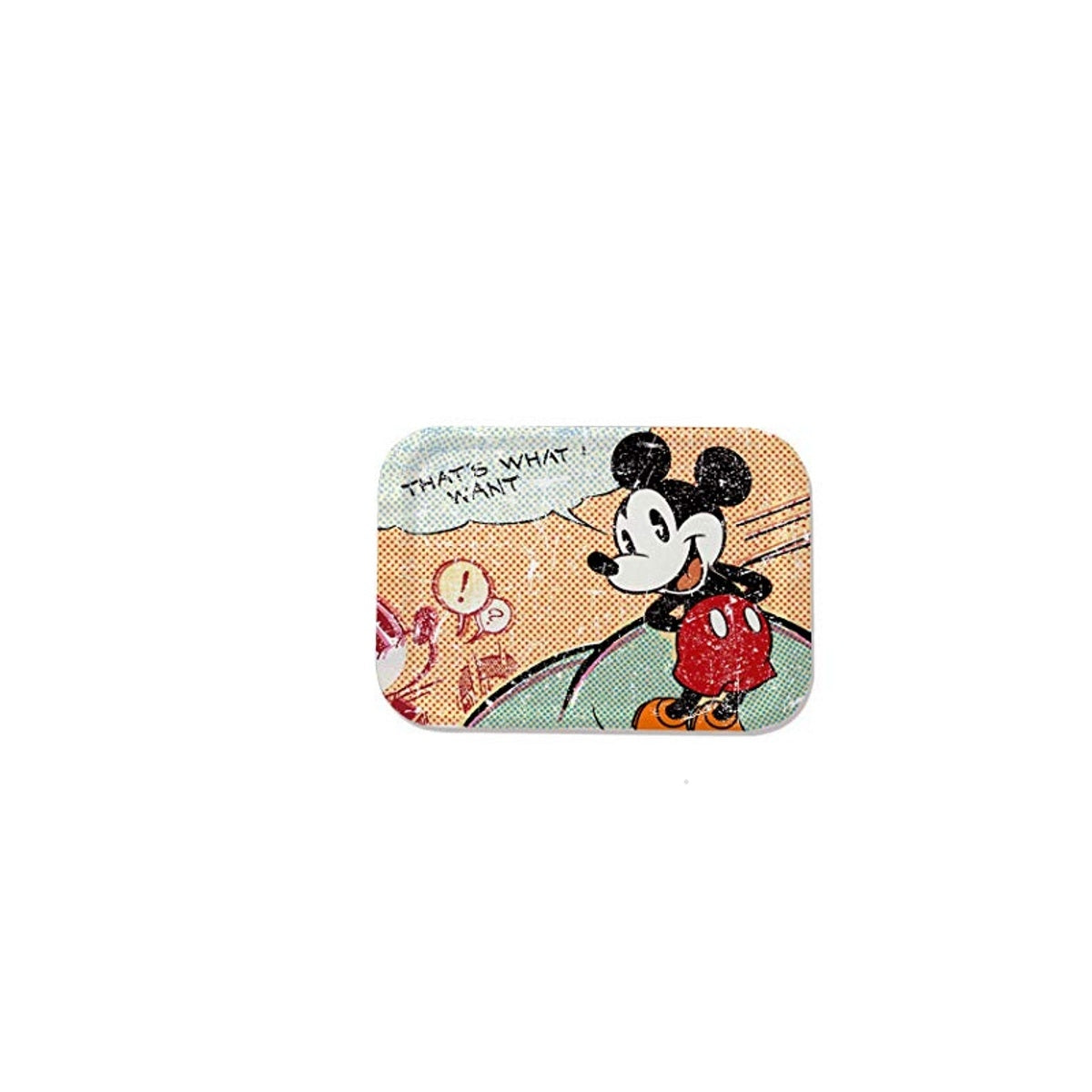 Vassoio Mickey Punti Rossi Rettangolare Cm 31X23 Egan