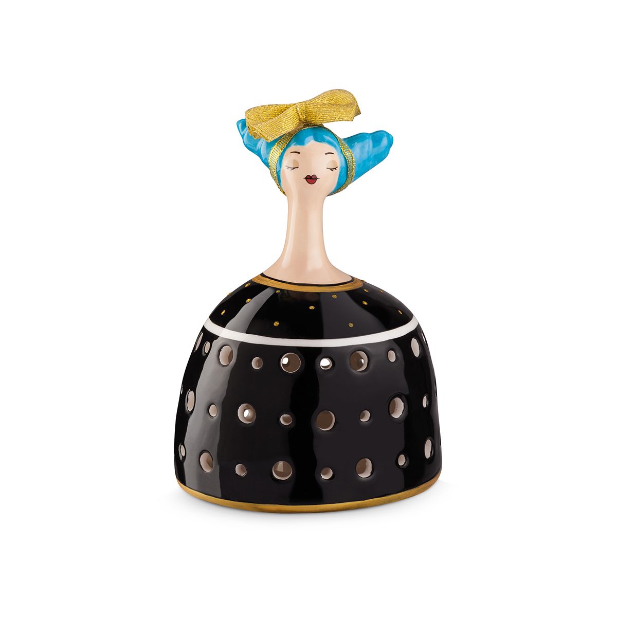 Led Le Pupazze Oro Nero 13X18 Egan