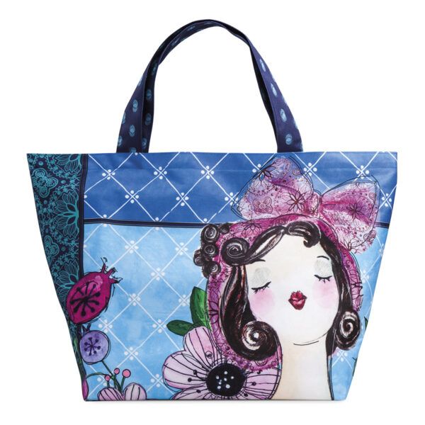 Borsa Le Pupazze Azzurra 55X45 Egan Egan