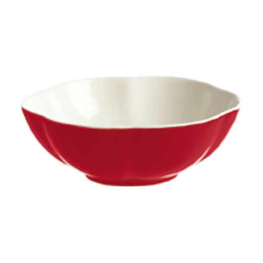 Coppetta Villadeifiori Cm 15 Rossa La Porcellana Bianca