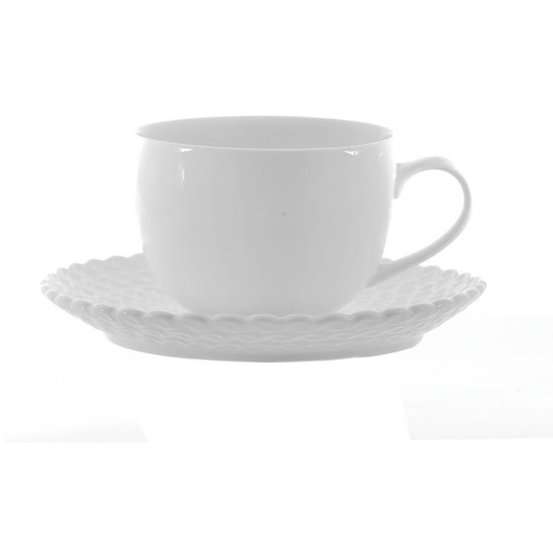 Momenti 6 Tazza Te  C/P Cc 200 La Porcellana Bianca La Porcellana Bianca