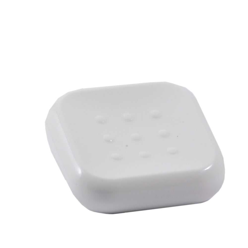 Montecatini Porta Sapone Cm 11,5X11,5Xh3 Gb La Porcellana Bianca