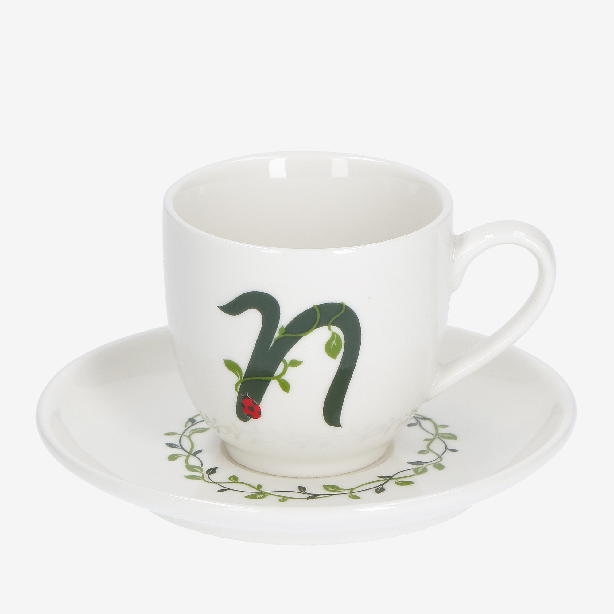 Solotua Tazza Caffe  C/P Lettera  N  Cc 90 In Gift Box La Porcellana Bianca La Porcellana Bianca