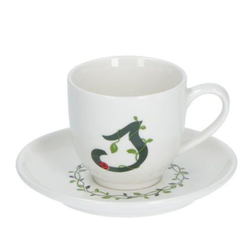 Solotua Tazza Caffe  C/P Lettera  S  Cc 90 In Gift Box La Porcellana Bianca La Porcellana Bianca