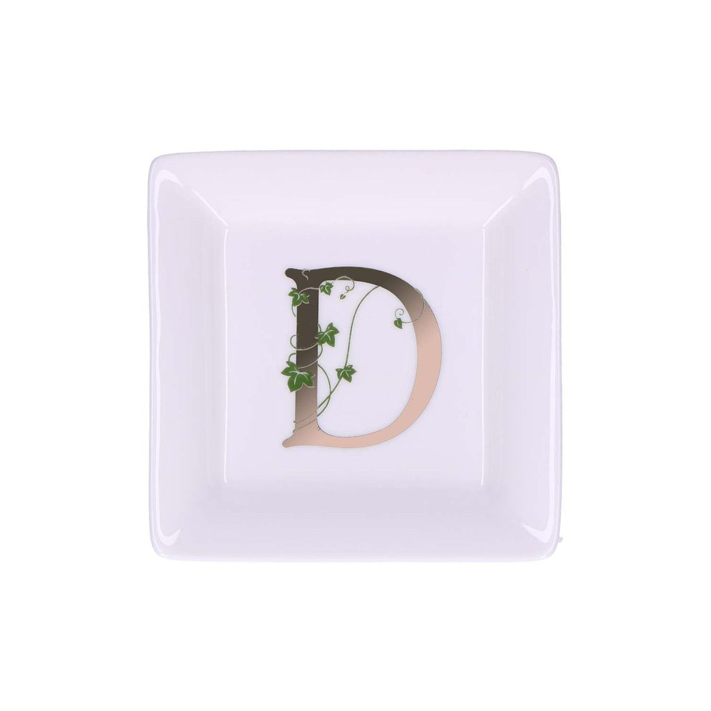 Piattino quadrato Adorato La Porcellana Bianca