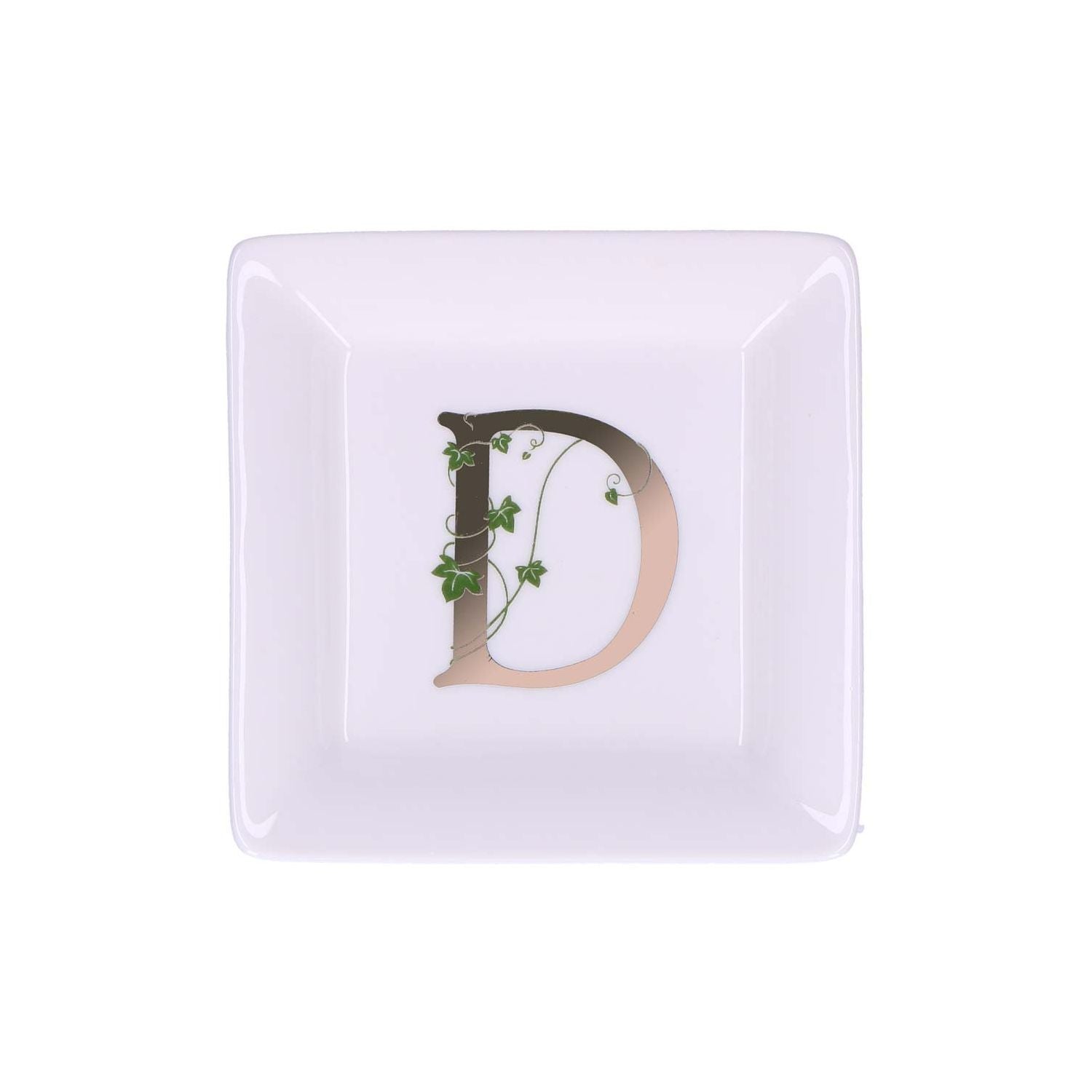 Piattino quadrato Adorato La Porcellana Bianca