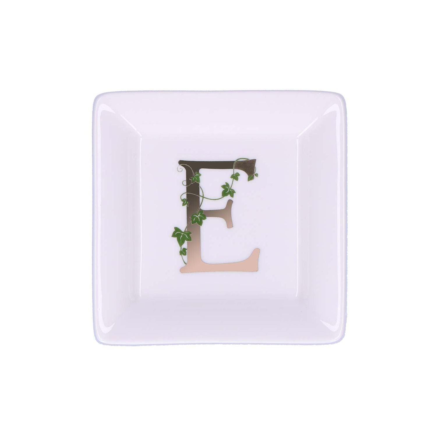 Piattino quadrato Adorato La Porcellana Bianca