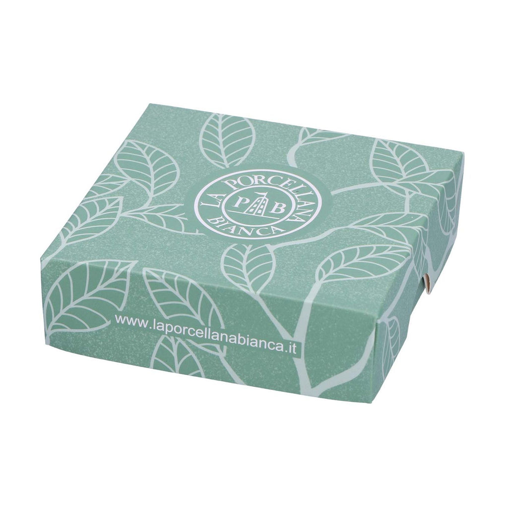 Piattino quadrato Adorato La Porcellana Bianca