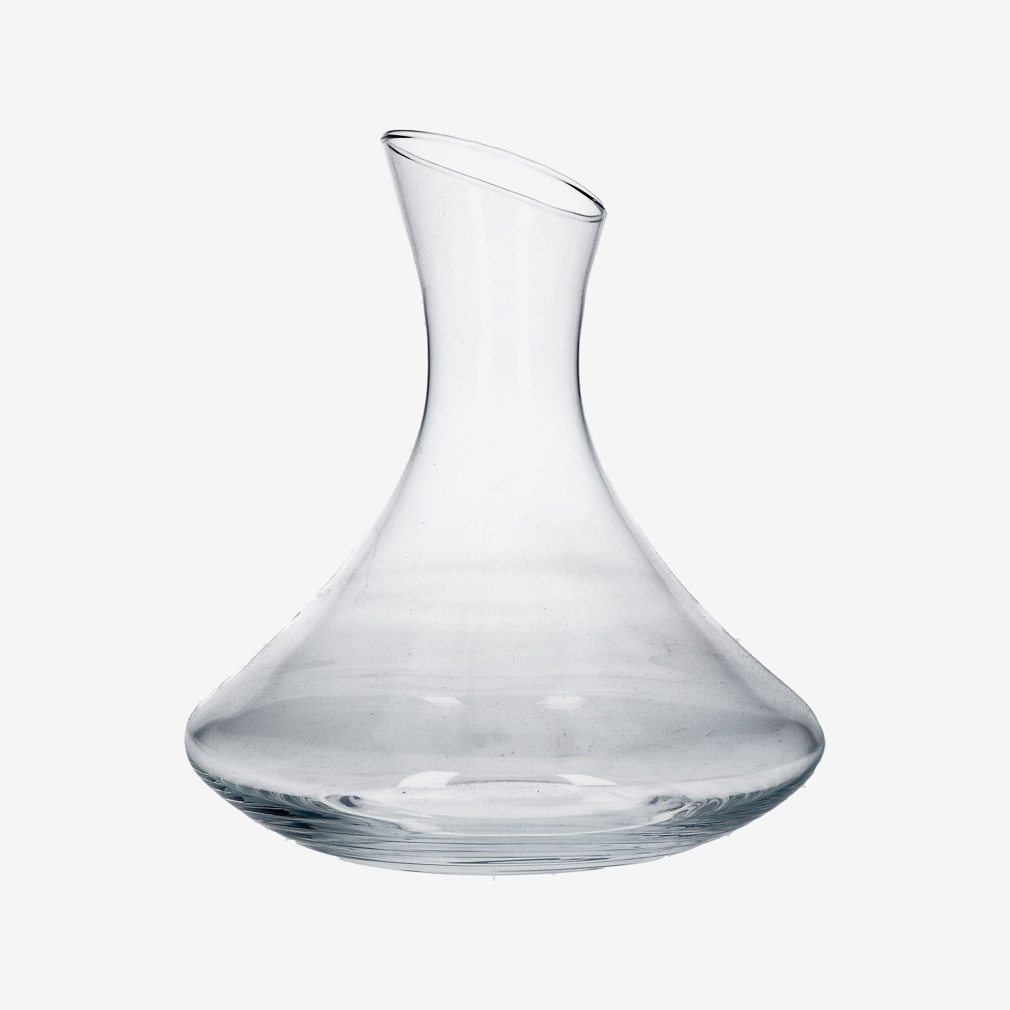 Novello Novello Decanter Obliquo 1500 Ml H 21 Cm La Porcellana Bianca La Porcellana Bianca