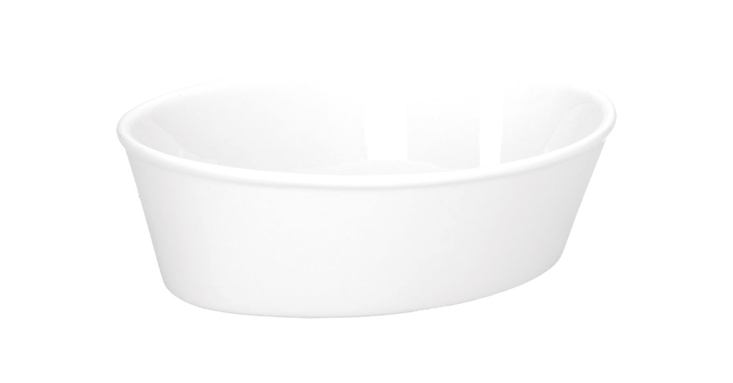 Fiesole Teglia Ovale Cm 15X10,5X5,5 Gb La Porcellana Bianca La Porcellana Bianca