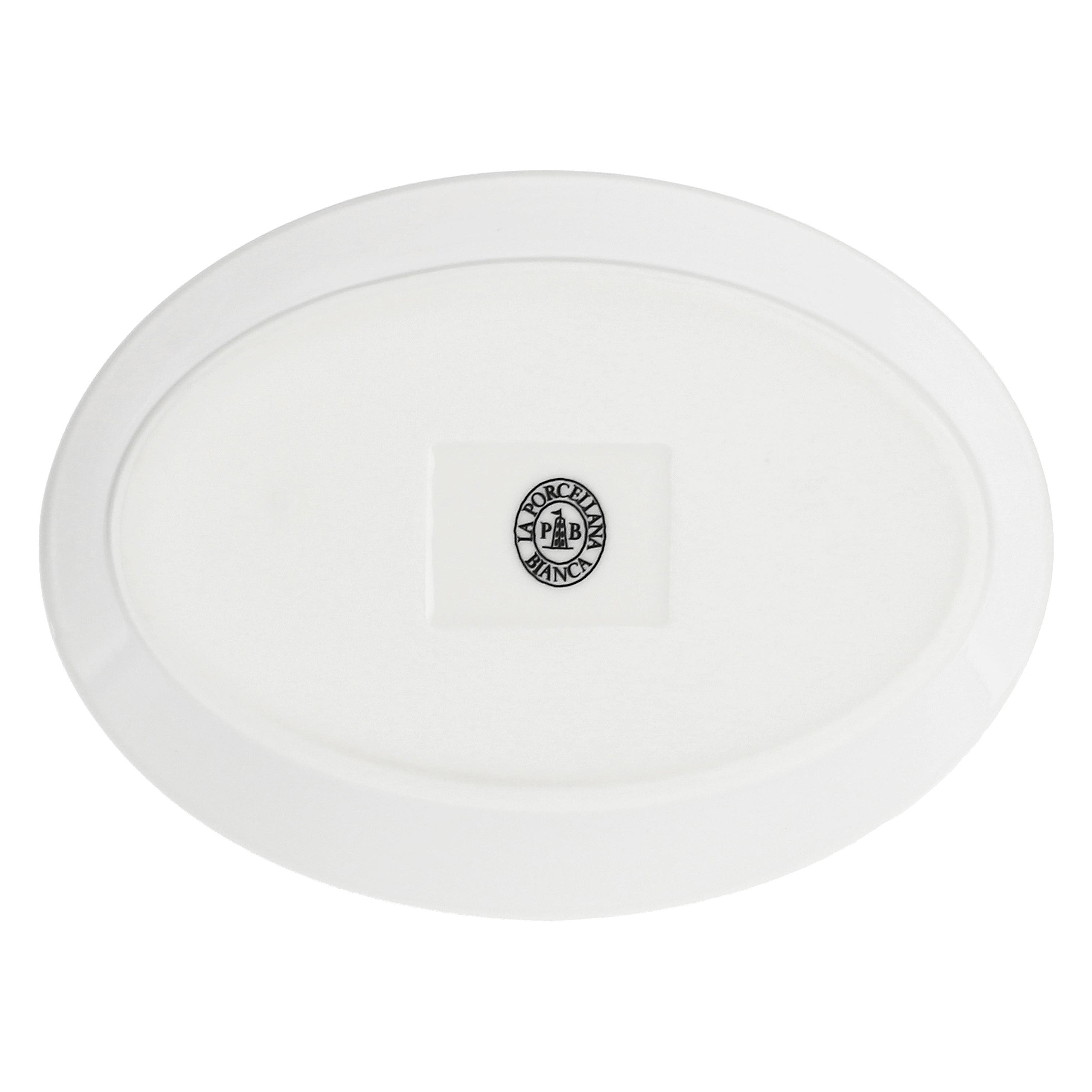 Fiesole Teglia Ovale Cm 19X13,5X6 In Gift Box La Porcellana Bianca La Porcellana Bianca