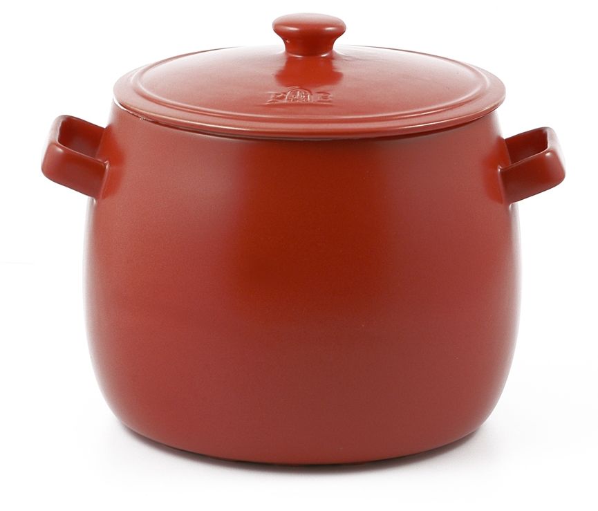 Sapori Pentola D22,5Xh18 Cm C/C Rossa Gb La Porcellana Bianca