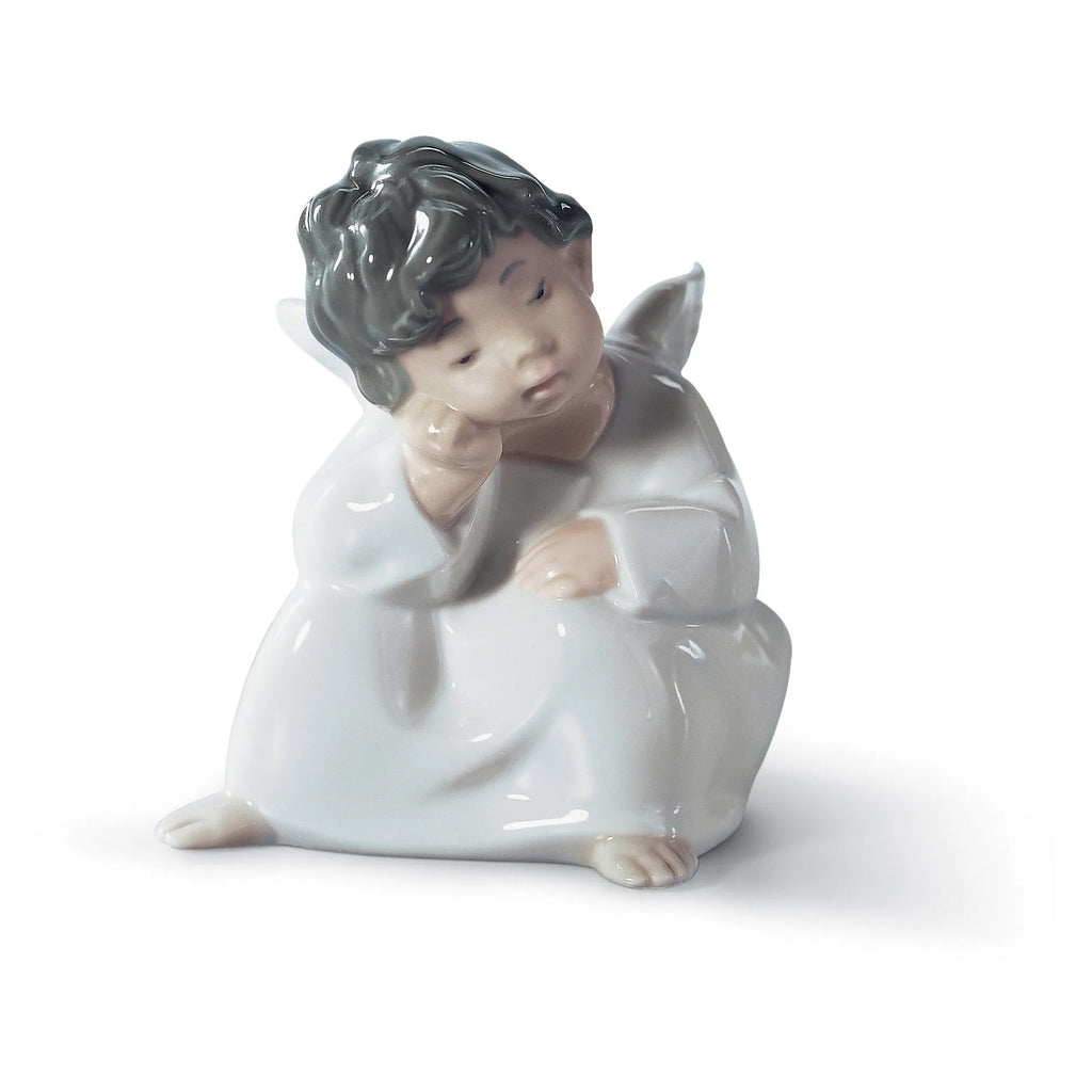 Angioletto che medita Lladro'