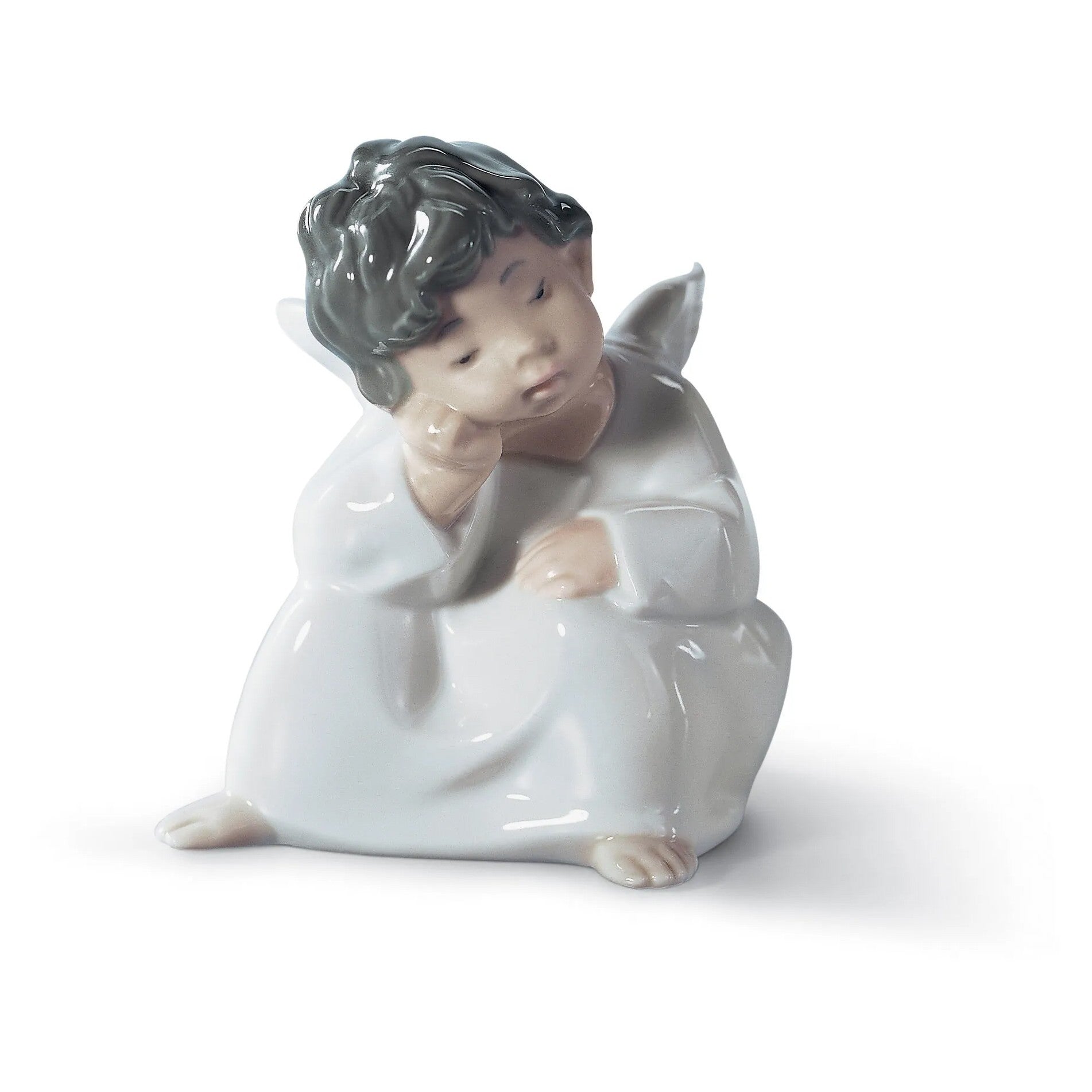 Angioletto che medita Lladro'