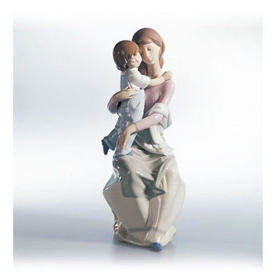 In Braccio Alla Mamma Statuetta Lladro'