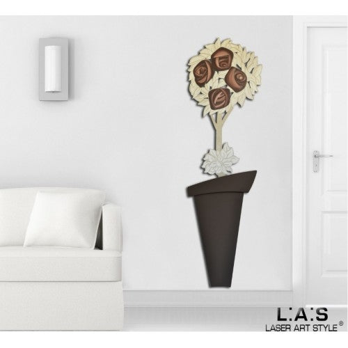 Alberello Vaso Bianco H 180 Cm Laser Art Style