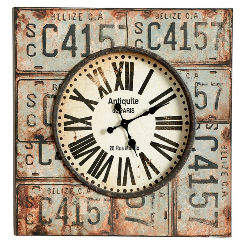Orologio In Metallo Antiquite De Paris Dialma Brown