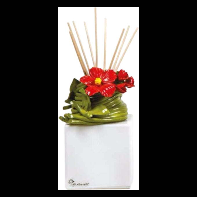 Profumatore C/Profumo 500 Ml Fiore Rosso Gli Alberelli